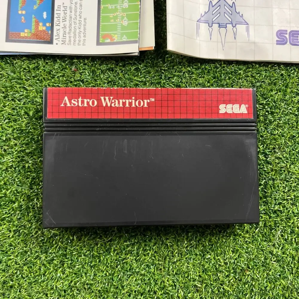 Astro Warrior (Sega Master, 1986) CIB Excellent Condition